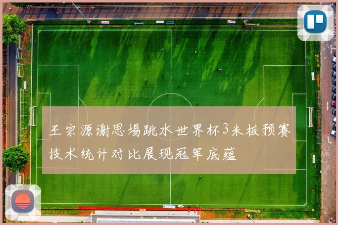 王宗源谢思埸跳水世界杯3米板预赛技术统计对比展现冠军底蕴
